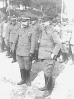 General Sadao Araki and General Nobuyuki Abe at the Japanese Army Special Maneuvers of 1934