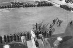 Maxime Weygand and Charles Noguès inspecting a French Air Force unit in Aïn Arnat, Algeria, 1940