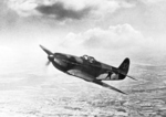 Yak-3 fighter in flight, 1940s