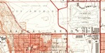 Excerpt from the 1950 USGS Venice Quadrangle topographical map showing the former Mines Field, Inglewood, California (marked “Los Angeles International Airport”).