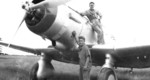 Ground crew personnel of USAAC 74th Attack Squadron with an A-17 aircraft, Rio Hato Field, Panama Canal Zone, 1939