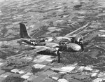 A-26 Invader aircraft in flight, Aug 1943-Jan 1947