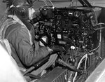 Cockpit and instrument panel of an A-26 Invader aircraft, date unknown