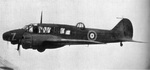 Anson aircraft in flight, date unknown
