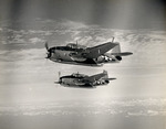 TBM-1C Avenger aircraft flying from the USS Intrepid, 1943-1944