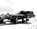 The only survivor out of the six land-based Avenger torpedo bombers at the Battle of Midway, 25 Jun 1942, photo 2 of 3