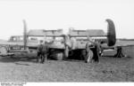 Recovering a crash-landed Bf 110 night fighter, France, spring 1943