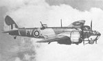 Blenheim Mk IV aircraft in flight, date unknown