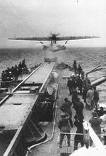 Do 18 aircraft taking off from a seaplane tender, date unknown