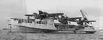 Three BV 138 Seedrache aircraft aboard a seaplane tender, date unknown