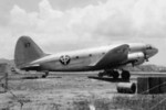 C-46A aircraft at rest, Hong Kong, circa 1945