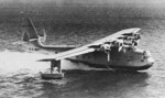 XPB2Y-1 prototype aircraft taxiing on water, 1938