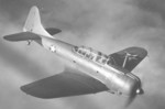 A-24 Banshee aircraft in a dive, 1941