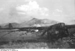 German DFS 230 C-1 glider being destroyed after use at Gran Sasso, Italy, 12 Sep 1943, photo 6 of 7
