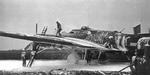 Ground crew extinguishing fire aboard B-17 Flying Fortress bomber 