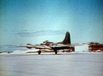 B-17E bomber taking off from Eastern Island, Midway Atoll, May-Jun 1942