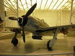 Fw 190 F fighter on display at the Smithsonian Air and Space Museum Udvar-Hazy Center, Chantilly, Virginia, United States, 26 Apr 2009