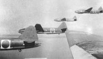 A formation of G4M bombers in flight, date unknown