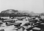 J1N1-S, G4M, C6N, and D4Y aircraft at Yokosuka Naval Air Depot, Japan, late 1945, photo 2 of 2