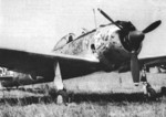 Ki-43-II Hayabusa fighter at rest, circa 1942