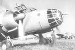 Close-up of the nose of a Ki-48 light bomber, date unknown