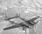 P-38 Lightning aircraft in flight, Aug 1943-Jan 1947