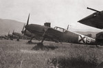 Bf 109E fighters of the Bulgarian Air Force at rest, date unknown