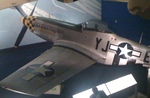 US P-51 Mustang fighter on display at Smithsonian National Air and Space Museum, Washington DC, United States, 26 Dec 2011