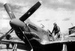 P-51B Mustang fighter in China, date unknown