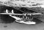 P2Y-3 aircraft of US Navy squadron VP-18 in flight, 1938