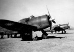 Chinese P-43 Lancer fighters at rest, Kunming, Yunnan Province, China, date unknown