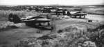 P-61 Black Widow night fighters at Kipapa Army Air Field, Oahu, US Territory of Hawaii, 1945