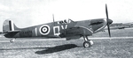 British Spitfire Mk I fighter of No. 19 Squadron RAF, 1940