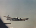 B-29 Superfortress bomber in flight, 1945