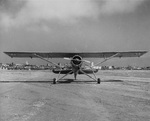YO-51 Dragonfly prototype aircraft at rest, 1940