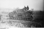 German Sturmpanzer vehicle near Nettuno, Italy, Mar 1944