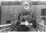 German Army SdKfz. 221 armored car crossing from Passau, Germany into Schärding, Austria, 13 Mar 1938