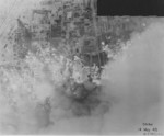 Nagoya, Japan during attack, seen from an American aircraft, 14 May 1945