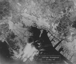 American analysis of bombing damage upon Yokohama, Japan, 31 May 1945