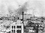 View of Osaka, Japan, 14 Aug 1945