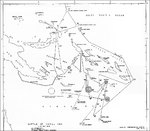 Map of Battle of Coral Sea, part of Captain Mineo Yamaoka