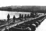 US 150th Combat Engineer Battalion bridging across the Rhine River, Germany, 23 Mar 1945