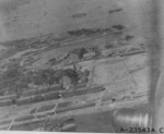Aerial view of the naval base at Yokosuka, Japan, 18 Apr 1942, photo 2 of 2; photo taken by one of the Doolittle raiders