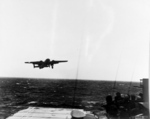 Hornet launching Doolittle raiders, 18 Apr 1942, photo 8 of 10