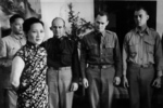 Song Meiling with Brigadier General James Doolittle, Colonel John Hilger, and 1st Lieutenant Richard Cole, Chongqing, China, 29 Jun 1942