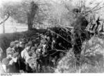 Suspected resistance fighters being rounded up in France, Jul 1944