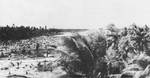 Looking east down the airfield, Betio, Tarawa Atoll, 24 Nov 1943