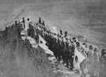 Japanese troops on the Great Wall, near Jinzhou, Liaoning Province, China, 1932