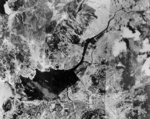 Aerial photo of Nagasaki, Japan, mid-1945
