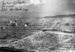 Desolated landscape of Hiroshima, Japan after the atomic detonation, post-war, photo 1 of 2; note Paul Tibbet